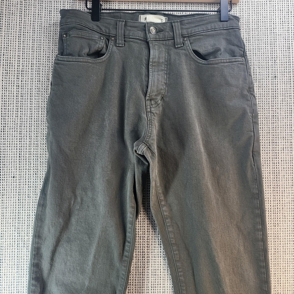 Madewell Men's Slim Jeans in Olive Green